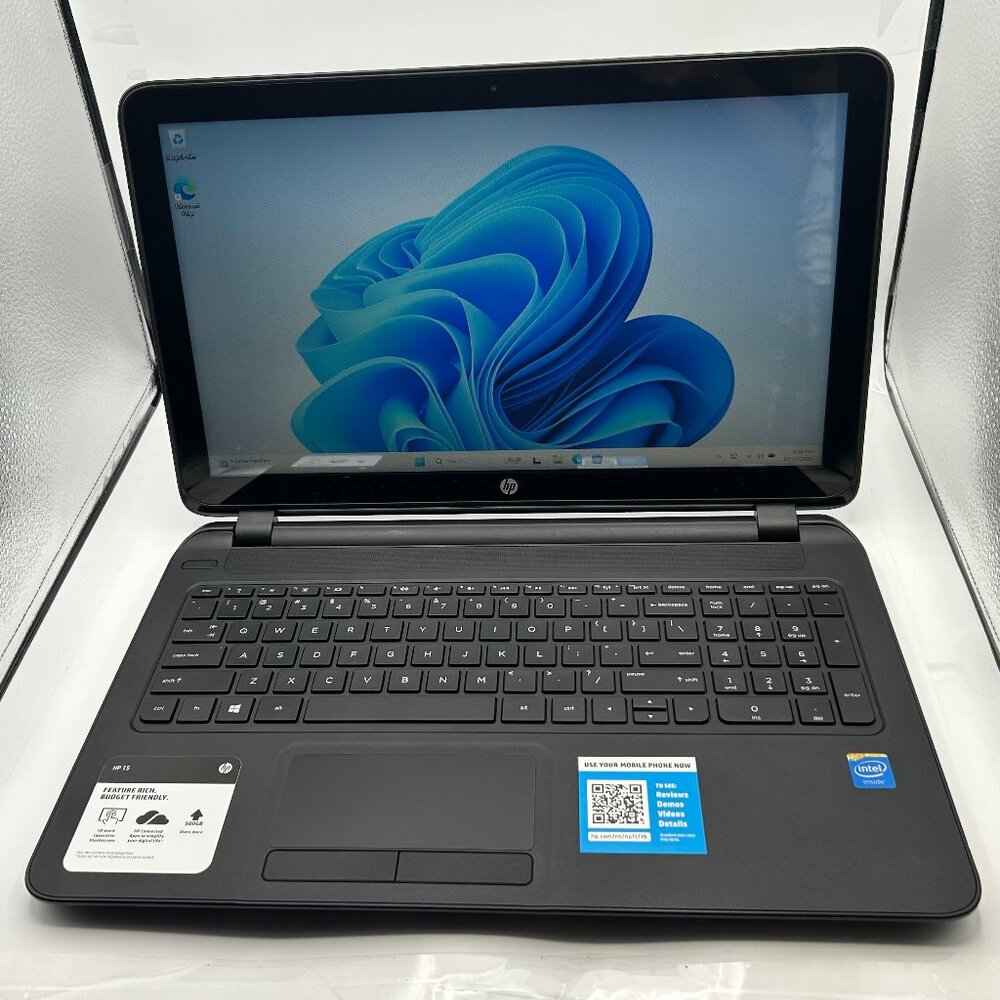 HP 15 Touchscreen Notebook | Celeron N2940 | 4GB RAM | 500GB HDD | Windows 11